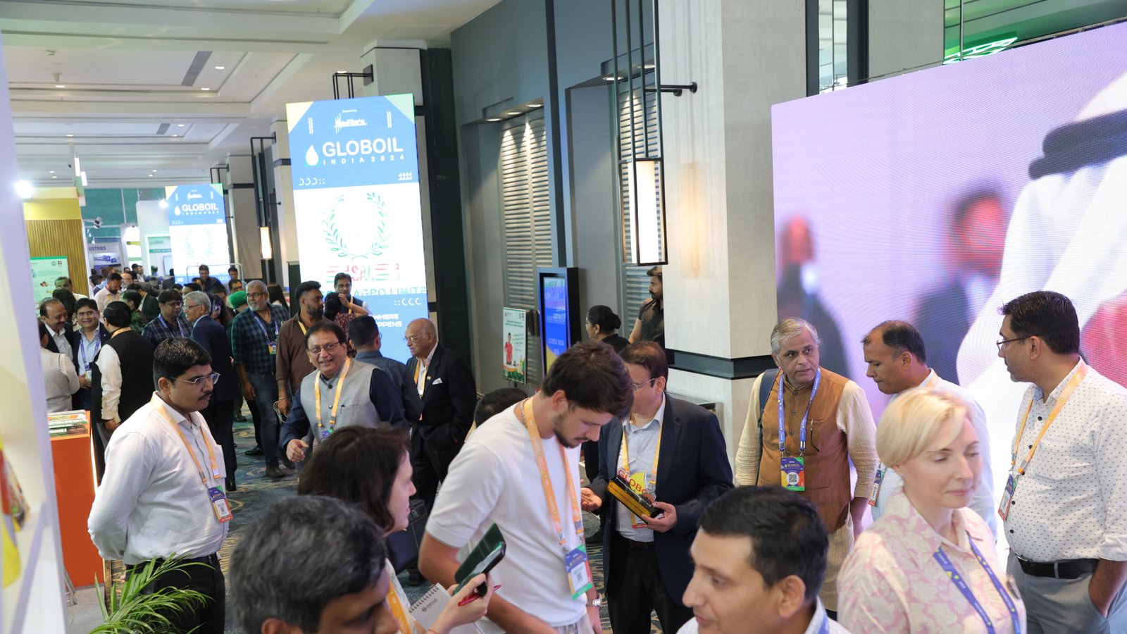 Sponsor branding near conference hall